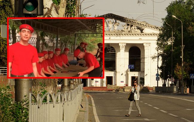 Россияне готовят украинских детей к войне: учат собирать автоматы и снимать растяжки (видео)