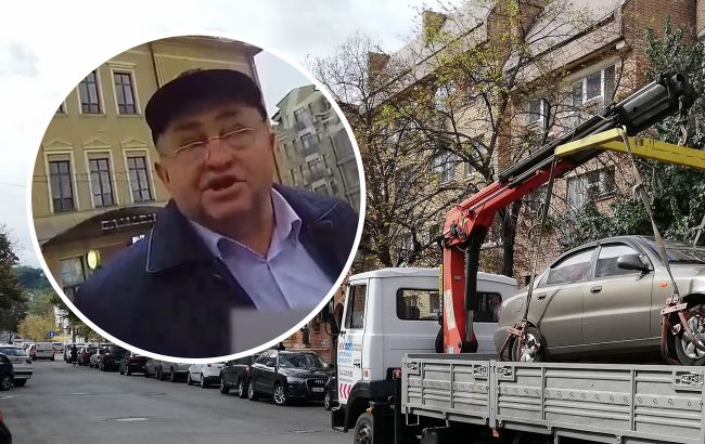 Вы что о**ели? В центре Киева мужчина угрожал парковщикам удостоверением Генпрокуратуры