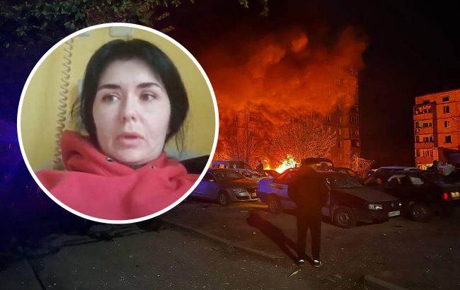 "Знайомих, які проживали поруч, уже немає": мешканка Умані розповіла про пережиту ракетну атаку росіян (відео)