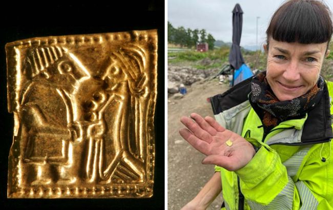 Археологи обнаружили загадочные фигурки из золотой фольги. Над ними все ломают голову (фото)