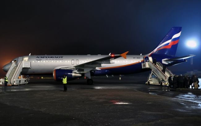 "Аерофлот" призупинив польоти в Казахстан