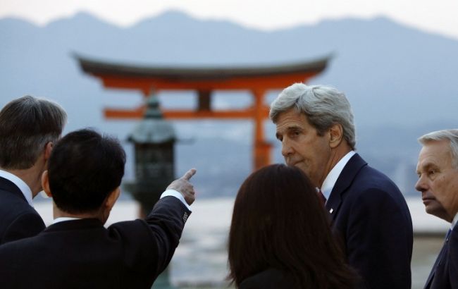 Керри стал первым госсекретарем США, посетившим парк Мира в Хиросиме