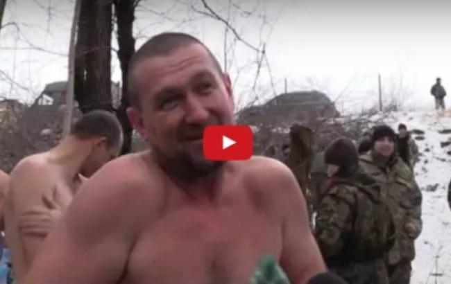 На Крещение бойцы АТО искупались в Айдаре