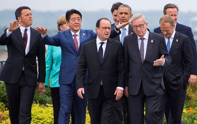 G7: конфлікт в Україні буде вирішений лише дипломатичним шляхом