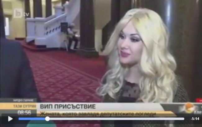 Бужинская в Болгарии спела народную песню в прямом ефире