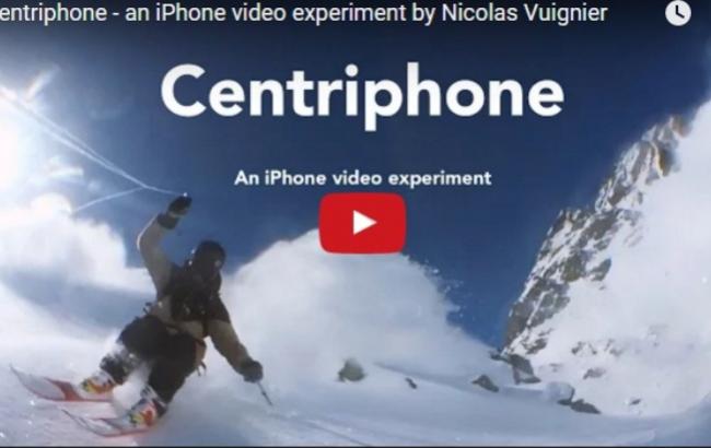 Centriphone: швейцарец снял катание на лыжах в стиле "матрицы"