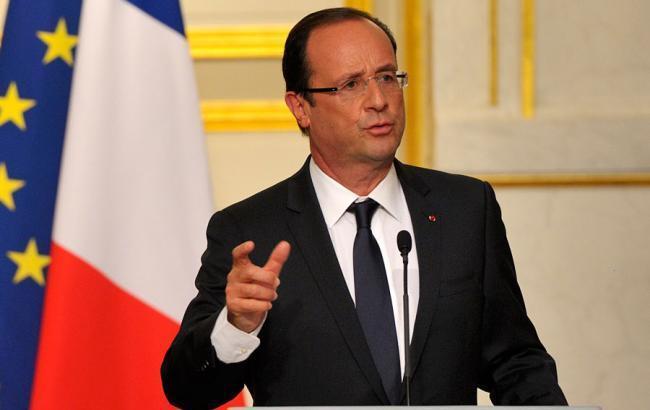 Олланд выступил за бомбардировку ИГ в Сирии французскими силами