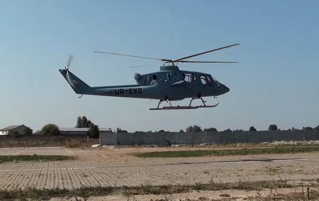 З'явилося відео першого польоту нового українського високошвидкісного вертольота