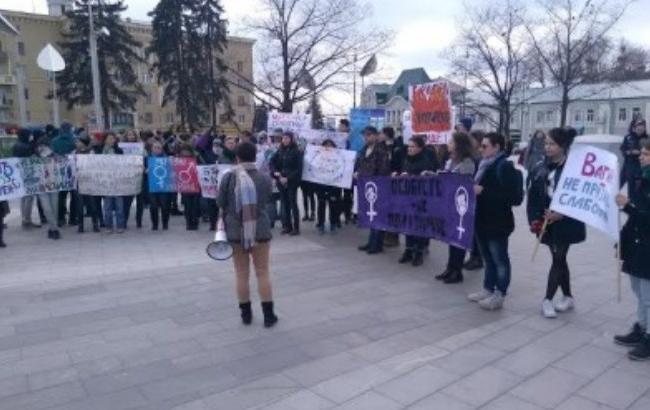 В Харькове 8 марта на феминисток напали радикалы