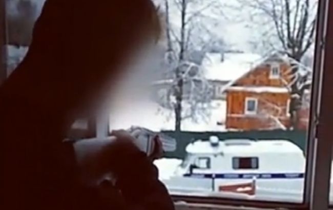 З'явилось відео обстрілу поліцейських російськими школярами