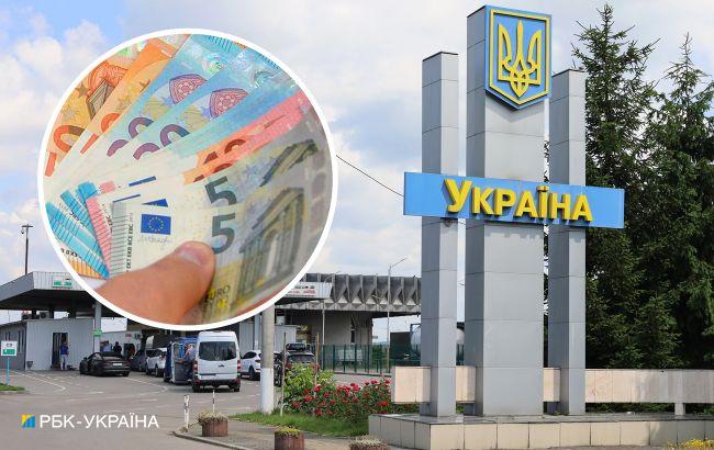 Сколько наличных можно везти через границу Украины без декларирования: правила