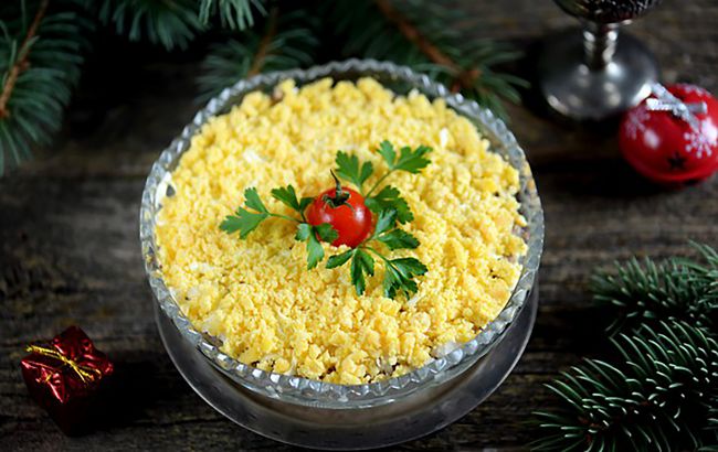 Незвичайна "Мімоза" без рибних консервів - серйозний конкурент традиційному салату