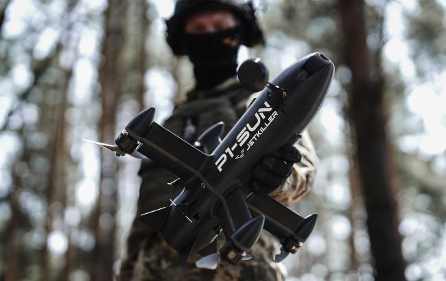 P1-SUN JetKiller знищив реактивний дрон "Герань-5" (відео)