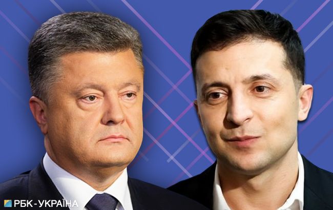 Дебаты Порошенко и Зеленского покажут на российском ТВ