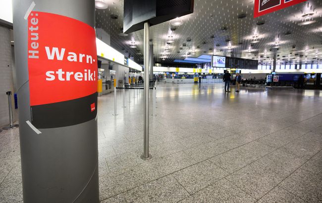 Скасування понад 2000 рейсів. Масштабний страйк паралізував аеропорти Німеччини