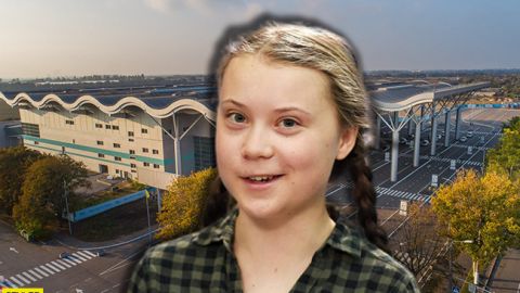 Підступи хакерів: на табло одеського аеропорту "послали" Грету Тунберг