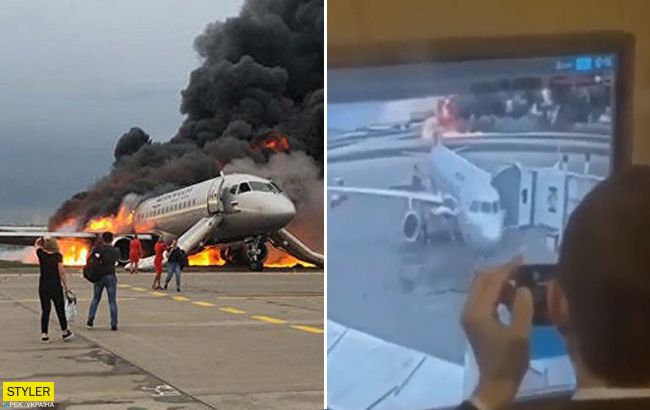Сєл с огоньком: співробітники аеропорту іржали з катастрофи Superjet в Шереметьєво (відео)