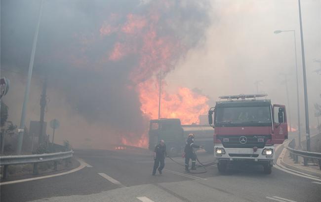 Українців немає серед жертв пожеж у Греції, - МЗС