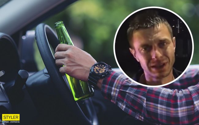 В Киеве пьяный таксист устроил переполох: выпил вина и начались приключения