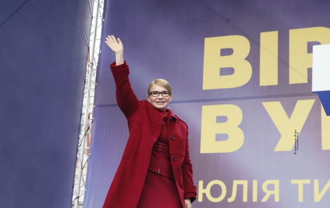 Тимошенко собрала на митинге в Киеве более 10 тысяч человек