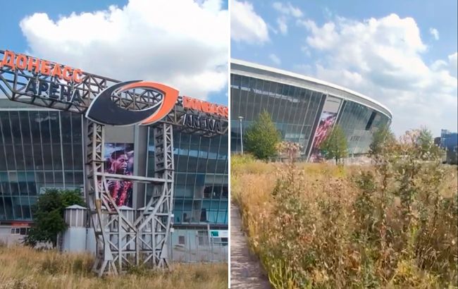 Превратили в свалку. Смотрите, как сейчас выглядит "Донбасс Арена" в Донецке (видео)