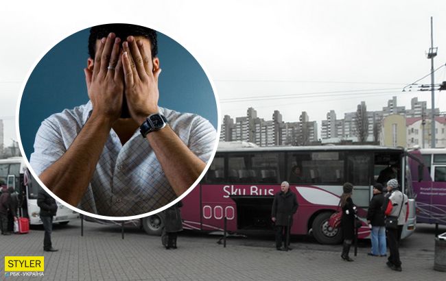 В Киеве водитель автобуса обматерил ветерана АТО и выгонял его из транспорта (видео)
