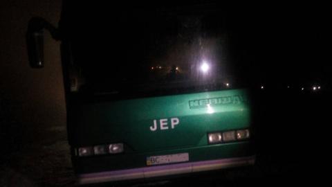 Во Львовской области сгорел туристический автобус