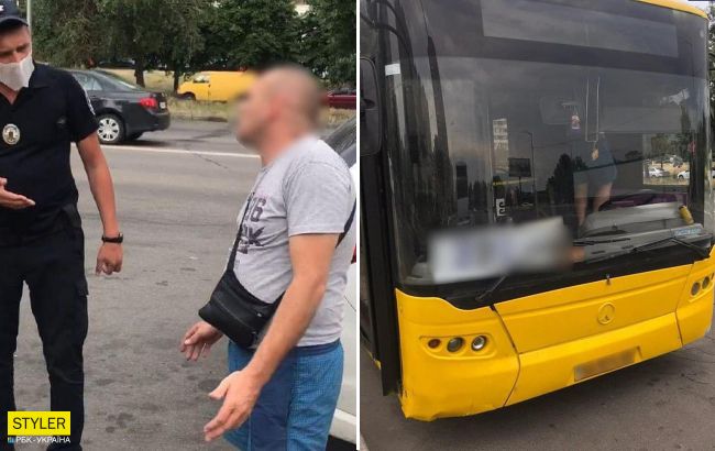 У Києві водій автобуса під кайфом проігнорував карантин: фото "героя"