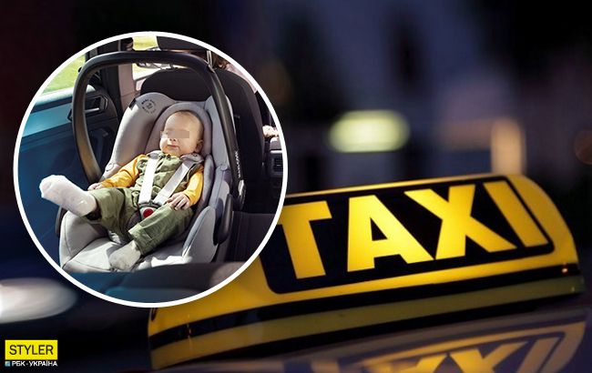 Жестко обругала таксиста: в Киеве водитель отказался везти женщину с ребенком (видео)
