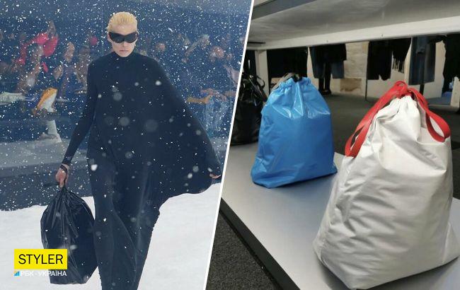 Модный дом Balenciaga выпустил мешки для мусора за 1790 долларов. И это не шутка