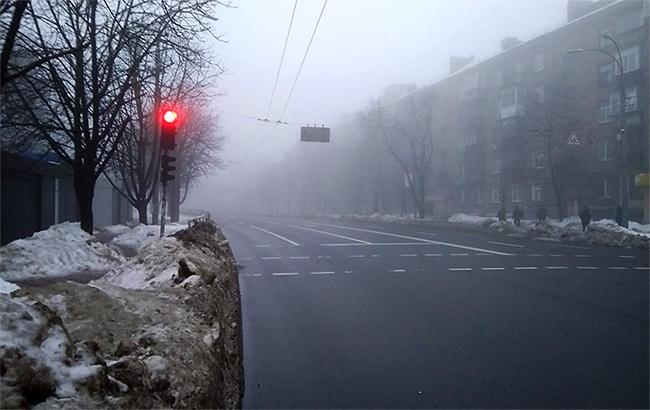 В Киеве ожидается туман: видимость на дорогах 200-500 м