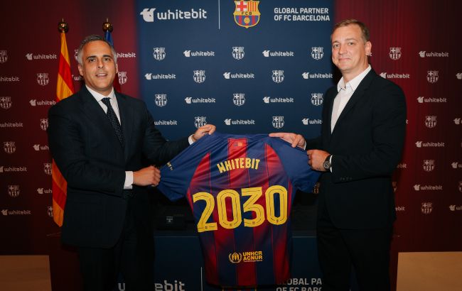 WhiteBIT та ФК "Барселона" уклали 5-річну угоду для розвитку глобальних інновацій у спорті