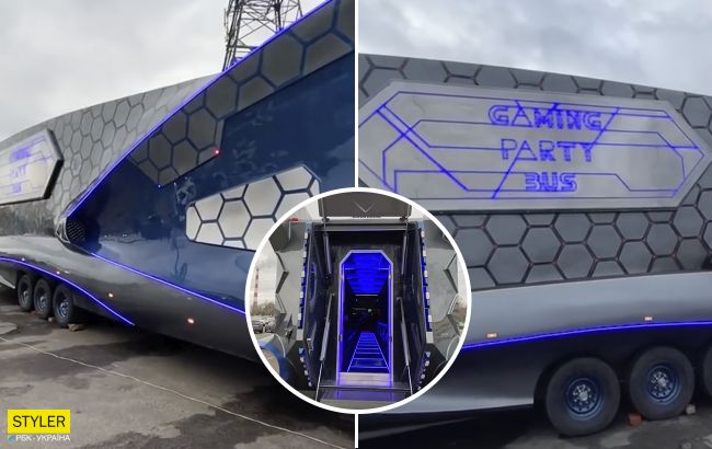 В Украине создали "космический" автобус: видео красавца