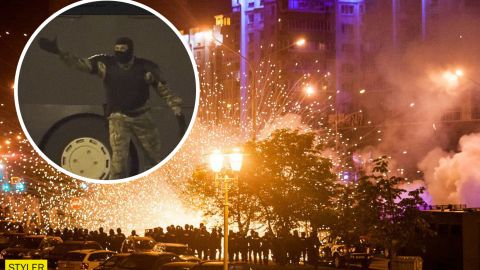 Растеряны даже силовики: видео протестов в Беларуси, которое говорит само за себя