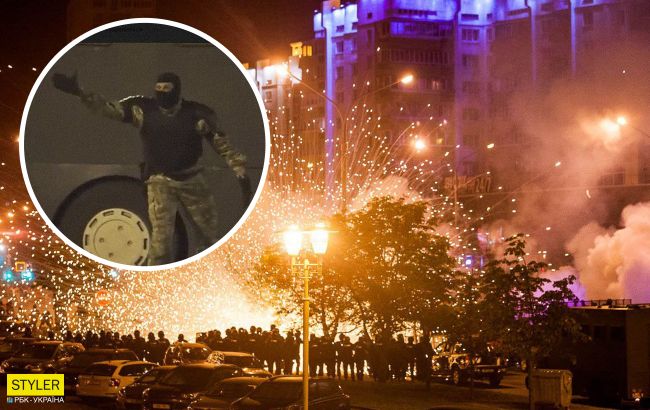 Розгублені навіть силовики: відео протестів в Білорусі, яке говорить саме за себе