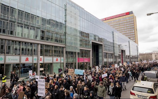 В Берлине состоялся марш против реформы авторского права