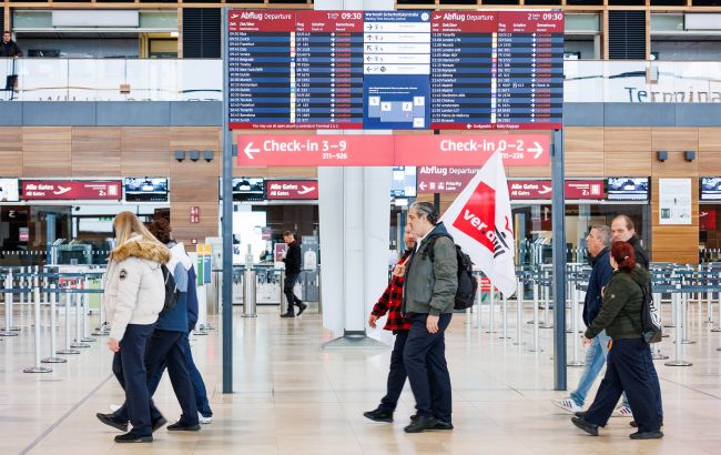 Авіарейси скасовані. У Німеччині почався масштабний страйк в аеропортах
