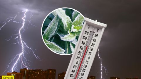 Грози, заморозки і травневе тепло: синоптики попередили про аномальну погоду