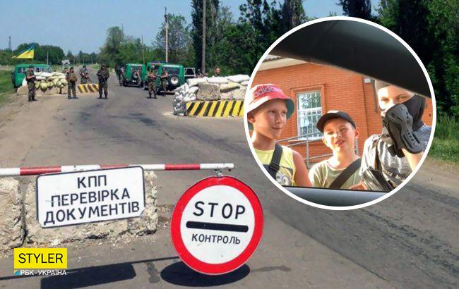 "Чтобы ядерную бомбу на Россию запустили": дети в Конотопе устроили блокпост и собирают на ВСУ