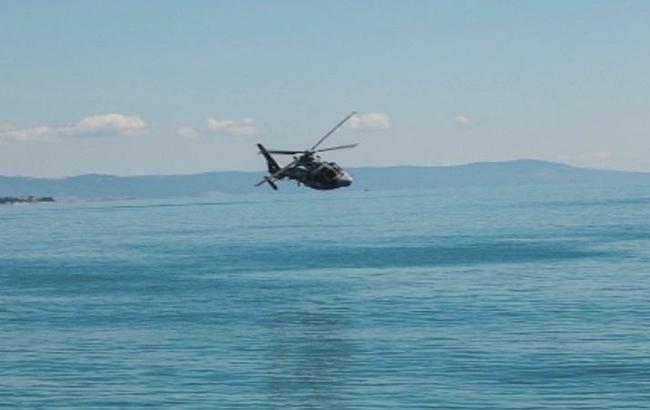 У берегов Болгарии в Черное море упал вертолет