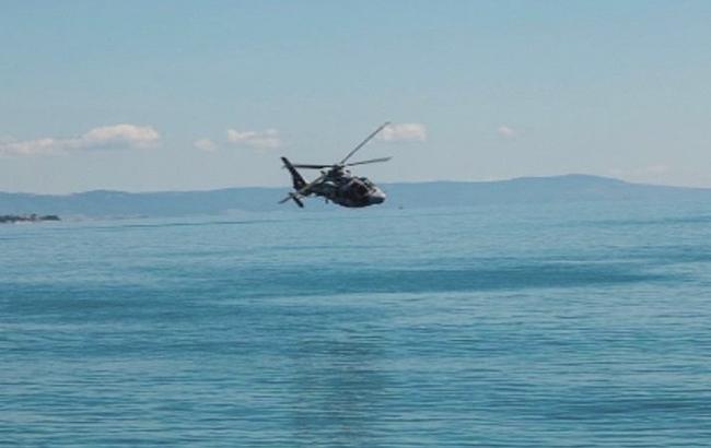 У берегов Болгарии в Черное море упал вертолет