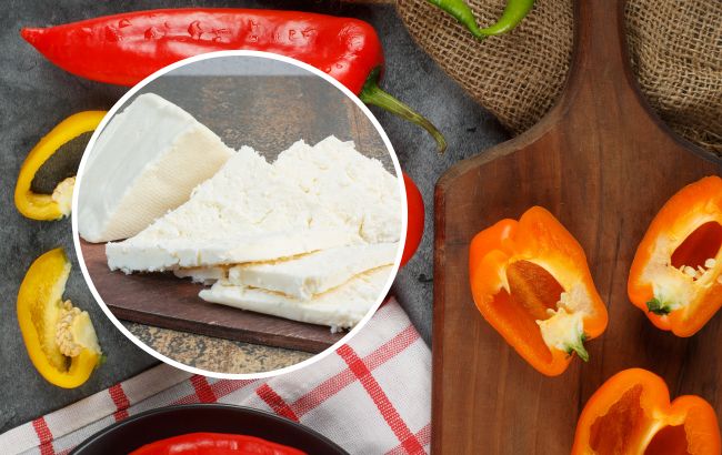 Запеченный перец с сыром: необычный рецепт легкого ужина