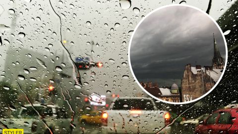 Блискавки, град, злива, ураган: у Львові - погодний апокаліпсис (фото і відео)