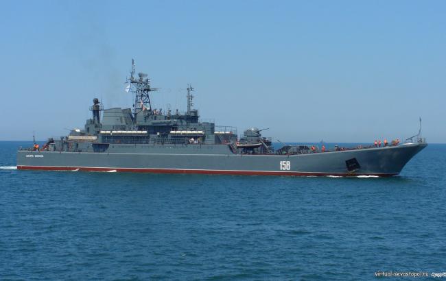Чорноморський флот РФ провів навчання з висадки десанту