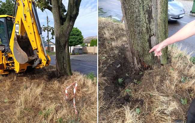 Вспышка света и "взрыв": в Черкассах молния попала в водопровод (фото)