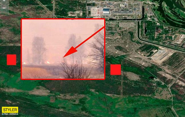 В Чернобыле из-за песчаной бури возобновились пожары: появилось видео