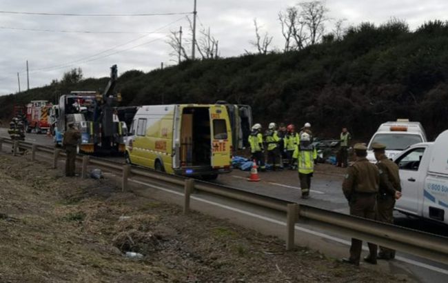 У Чилі перевернувся пасажирський автобус, є загиблі