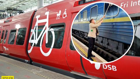 Укрзализныця vs DSB: из этих фото станет ясно, почему датчанин мыл поезд Киев-Измаил