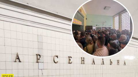 В Киевском метро образовался очередной коллапс: люди не могут свободно попасть в подземку