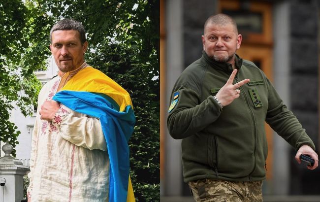 Залужный поздравил Усика с победой: "Он не только бился"